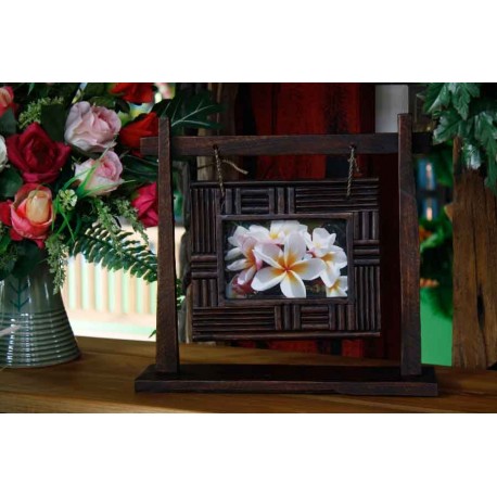Swinging Teak Picture Frame 4x6 SWPF 017