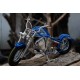 10 Inch Blue Wire Motorbike