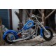 10 Inch Blue Wire Motorbike