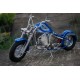10 Inch Blue Wire Motorbike
