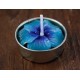 Blue Flower Tea Light Candles (set of 30)