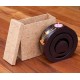 Full Moon Flang Flower Mango Wood Nesting Candle Holder