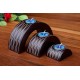 Half Moon Lazy Lines Mango Wood Nesting Candle Holder