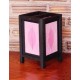 5x7 Pink Leafs Handmade Lamp