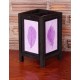 5x7 Purple Leaf Handmade Lamp