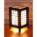 5x7 White Chinese Alphabet Handmade Lamp