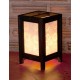 5x7 White Sky Loop Handmade Lamp