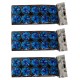 Blue Flower Tea Light Candles (set of 30)