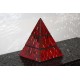 Fire Jewelry Pyramid Mosaic Glass Box