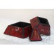 Fire Jewelry Pyramid Mosaic Glass Box