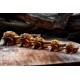 Musical Croaking Frog Statuette 5 Inch