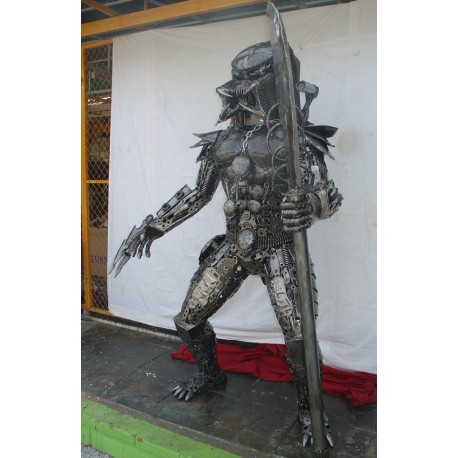 Two Meter High Predator with Spear
