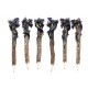 Dragon Black - Gold Personalized Pencil ( SET OF 6 )