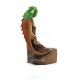 Iguana Lizard Perched on Teak Root
