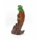 Iguana Lizard Perched on Teak Root