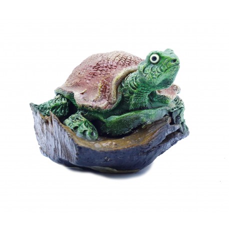 Teak Turtle Reptile Reclaimed Wood Art