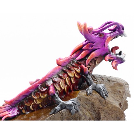 Mahogony Red Teak Zodiac Dragon  