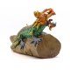 Green Dragon Reclaimed Teak Wood Sculpture