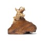 Teak Water Dragon Sculpture