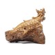 Teak Water Dragon Sculpture
