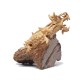 Teak Water Dragon Sculpture