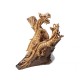 Twin Natural Driftwood Sculpture Dragon