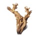 Twin Natural Driftwood Sculpture Dragon