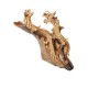 Twin Natural Driftwood Sculpture Dragon