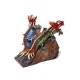 Twin Red Dragon Fantasy Statuette
