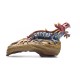 Red and Blue Man Cave  Dragon Statue  
