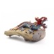 Red and Blue Man Cave  Dragon Statue  