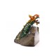 Green Teak Mountain Dragon Home Decor Centerpiece, 