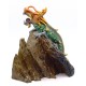 Green Teak Mountain Dragon Home Decor Centerpiece, 