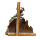 Green Teak Mountain Dragon Home Decor Centerpiece, 