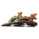 Multi Color Double Teak Housewarming Dragon