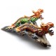 Multi Color Double Teak Housewarming Dragon