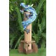 Bamboo Blue Dragon Incense Holder