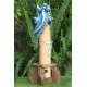 Bamboo Blue Dragon Incense Holder