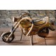 Handmade Wooden Motorbike 9 Inch