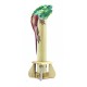 Bamboo Incense Iguana Holder Green with a Red Body