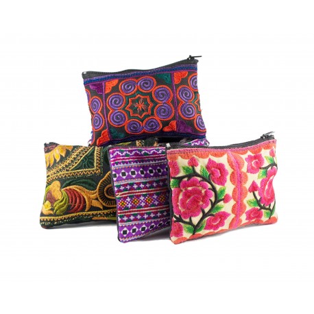 Hmong Hilltribe Zipper Change Purse