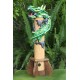 Bamboo Green Dragon Incense Holder