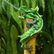 Bamboo Green Dragon Incense Holder