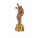 Bamboo Red Dragon Incense Holder