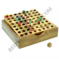 Snakes And Ladders Wooden Game