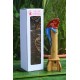 Bamboo Incense Iguana Holder Red With Blue Body