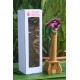 Bamboo Incense Iguana Holder Green with a Red Body