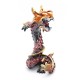 Coiled Stance 10 Inch Red Dragon Sculpture