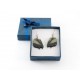 Green Swallow Tail Butterfly Wing Earrings