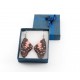 Real Butterfly Wing Pink Pathysa Antiphates Earrings